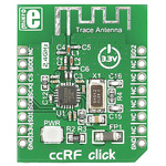 MikroElektronika ccRF Click CC2500 RF Transceiver mikroBus Click Board for Active RFID, Game Controllers, Home &