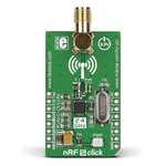 MikroElektronika nRF S Click nRF24L01P RF Transceiver mikroBus Click Board for Active RFID, Game Controllers, Home &