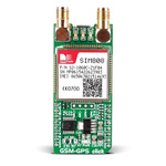 MikroElektronika GSM-GPS Click SIM808 GLONASS (GNSS), GPS, Mobile Communication (Cellular) mikroBus Click Board for GSM