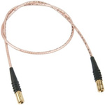 TE Connectivity 50 Ω, Male SMB to Male SMB Coaxial Cable Assembly, 1m length, RG174 cable type