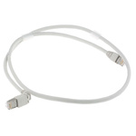 Weidmüller Grey Cat6 Cable S/FTP LSZH Male RJ45/Male RJ45, Terminated, 1m