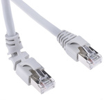Weidmüller Grey Cat6 Cable S/FTP LSZH Male RJ45/Male RJ45, Terminated, 3m