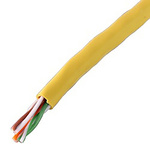 Cinch Connectors Yellow Cat5e Cable Unshielded, 304.8m Unterminated/Unterminated