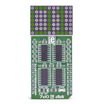MikroElektronika MIKROE-2705, 7x10 G Click LED Matrix Display mikroBus Click Board With 74HC595