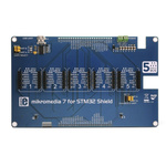 MikroElektronika MIKROE-2812, mikromedia 7 for STM32 Shield With five mikroBUS™ sockets for STM32F4, STM32F7