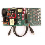 onsemi USB AC-DC 4-Port 200W Source FUSB252, FUSB307, NCP1399 Evaluation Board for FUSB252UMX, FUSB307BMPX,