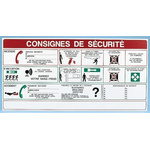 Brady Safety Instructions Safety Poster, PP, French, 200 mm, 400mm