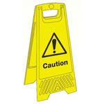 RS PRO Caution Hazard Warning Sign (English)