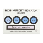 SCS Blotting Paper Impregnated With Cobaltous Chloride ESD Label, Humidity Indicator-Text 3 in x 2in