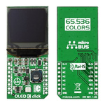 MikroElektronika MIKROE-1585, OLED C click 1.1in OLED Display Add On Board With SEPS114A