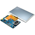 Bridgetek VM810C50A-D, FT810 EVE Credit Card 5in LCD Display Development Module for FT810