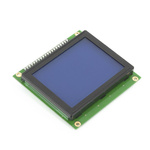 MikroElektronika MIKROE-4, Graphic LCD Display Module 128 x 64 2.8in LCD Display Development Board With Blue