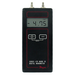 DWYER INSTRUMENTS 475-3-FM Differential Manometer With 2 Pressure Port/s, Max Pressure Measurement 7.22psi RSCAL
