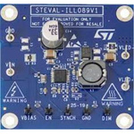 STMicroelectronics STEVAL-ILL089V1, 1 A Buck LED Driver Board Based on the ALED6000 Automotive-Grade Dimmable LED