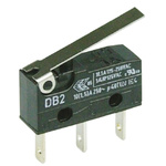 SPDT-NO/NC Hinge Lever Microswitch, 10.1 A @ 250 V ac