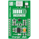 MikroElektronika Charger Click Battery Charger for MCP73831 for Li-ion & Li-Poly Batteries