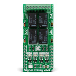 MikroElektronika Signal Relay Click for GV5-1 for Alarm Units, Heaters, Home Automation Devices, Lamps