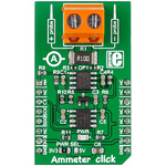 MikroElektronika Ammeter click Current Measurement for AD8616, MAX6106, MCP3201 for MikroBUS