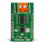 MikroElektronika Voltmeter click Voltage Measurement for MCP3201 for MikroBUS