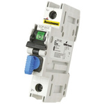 Eaton Bussmann Series 30A Rail Mount Fuse Holder With Indicator for 10 x 38mm Fuse, 1P, 80V dc