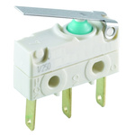 SPDT Lever Microswitch, 6 A @ 250 V ac