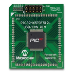 Microchip PIC32MX570F512L USB/CAN Explorer 16 PIM MCU Module MA320015