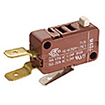 SPDT Straight Lever Microswitch, 16 A