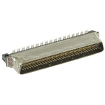 TE Connectivity, AMPLIMITE .050 III Male 50 Pin Straight Cable Mount SCSI Connector 1.27mm Pitch, Crimp, Quick Latch