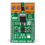 MikroElektronika PWM Driver Click Motor Controller for DMP3010LK3, Si8711CC for DC Motor Speed Control