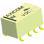 TE Connectivity DPDT Surface Mount Latching Relay - 2 A, 5V dc For Use In Signal Applications
