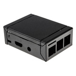 nVent SCHROFF Metal Case for use with Raspberry Pi 2, Raspberry Pi 3 in Black