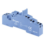 Finder Relay Socket, DIN Rail for use with 40.31 Relay, 86.30 Timer Module
