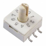 10 Way Surface Mount DIP Switch SPST, Slotted Shaft Actuator