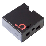 Pi Supply Case for use with JustBoom DAC & Amp Boards, Raspberry Pi 2, Raspberry Pi 3, Raspberry Pi B+ in Black