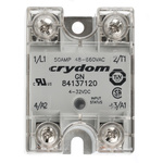 Sensata / Crydom 50 A rms Solid State Relay, Zero Crossing, Panel Mount, SCR, 660 V ac Maximum Load