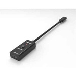 Canakit Micro USB to Female Micro USB with Power Switch in Black