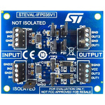 STMicroelectronics Isolated and Non-Isolated Digital Inputs on Evaluation Board Based on CLT03-2Q3 Self-Powered Current