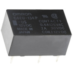 Omron SPDT PCB Mount Latching Relay - 3 A, 12V dc For Use In Signal Applications