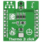 MikroElektronika Thermo 3 Click Temperature Sensor Add On Board MikroBUS
