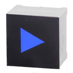 Capacitive Touch Switch ,Illuminated, Blue