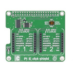 MikroElektronika Pi 3 Click Shield with 2 mikroBUS Sockets for Raspberry Pi