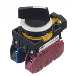 Idec 2 Position Maintained Selector Switch - (SPDT) 22mm Cutout Diameter