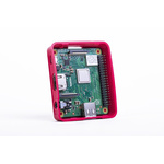 Raspberry Pi Plastic Case for use with Raspberry Pi 3A+ in Red, White