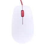Raspberry Pi Red, White Raspberry Pi Mouse