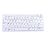 Raspberry Pi Red, White QWERTY (US) Raspberry Pi Keyboard