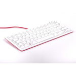Raspberry Pi Red, White QWERTY (Italy) Raspberry Pi Keyboard