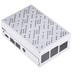 Okdo Aluminium Case for use with Raspberry Pi 4 Model in Grey