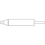 Metcal DxP Series Straight Conical Desoldering Gun Tip, 1.05 mm