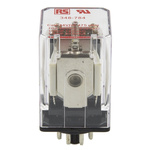 RS PRO Plug In Power Relay, 24V dc Coil, 10A Switching Current, DPDT