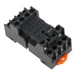 RS PRO 14 Pin 300V DIN Rail Relay Socket, for use with RS PRO RKE & RKF 14 Pin Relays